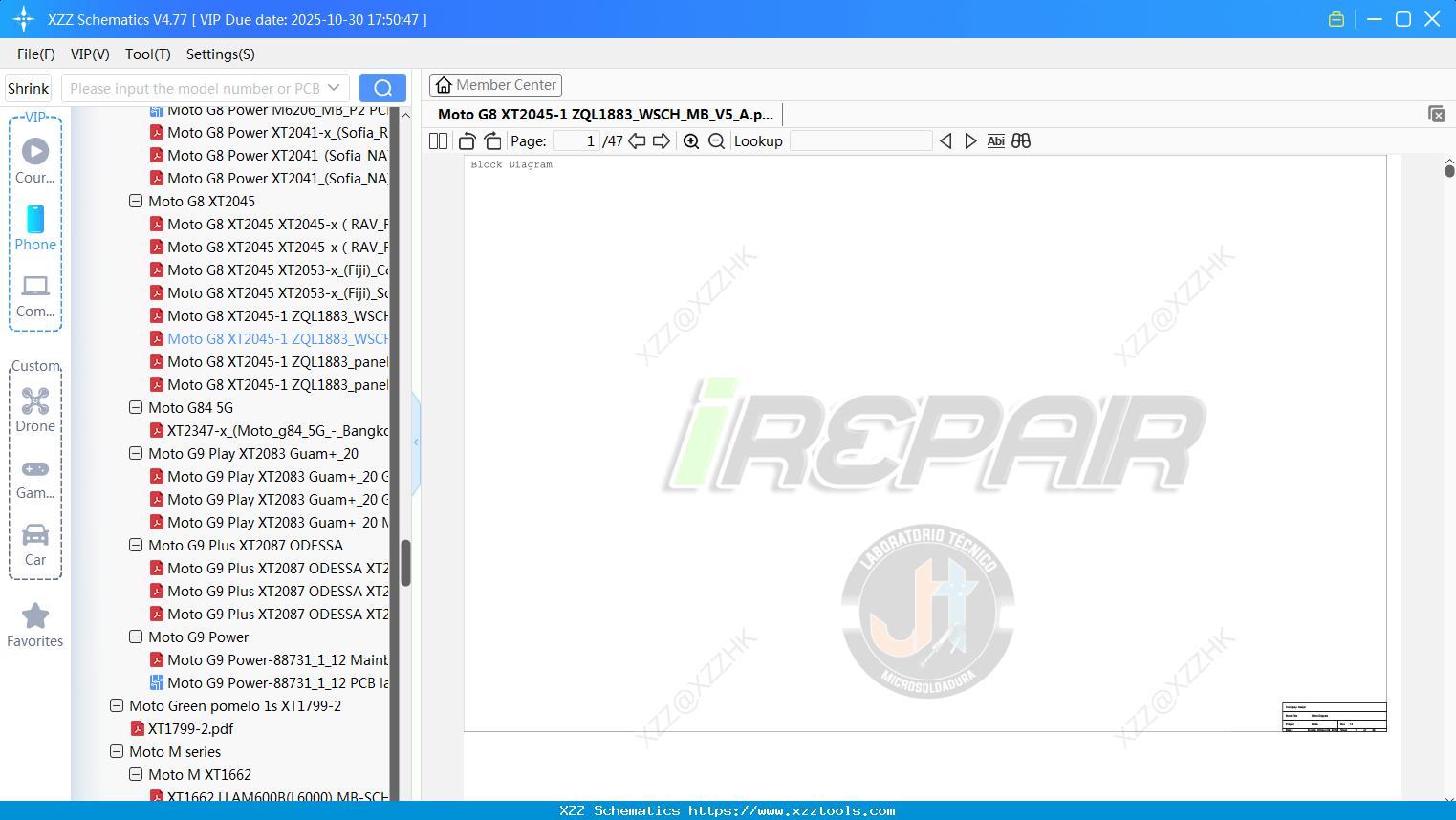 Motorola Moto G8 XT2045-1 ZQL1883_WSCH_MB_V5_A